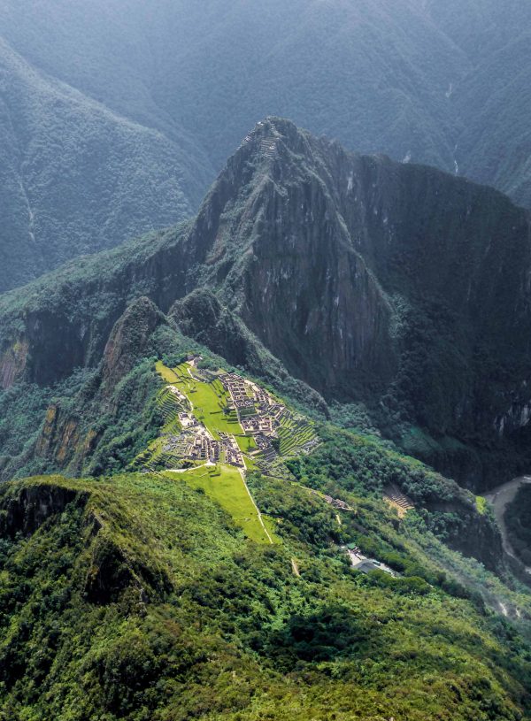 View of the Machu Picchu